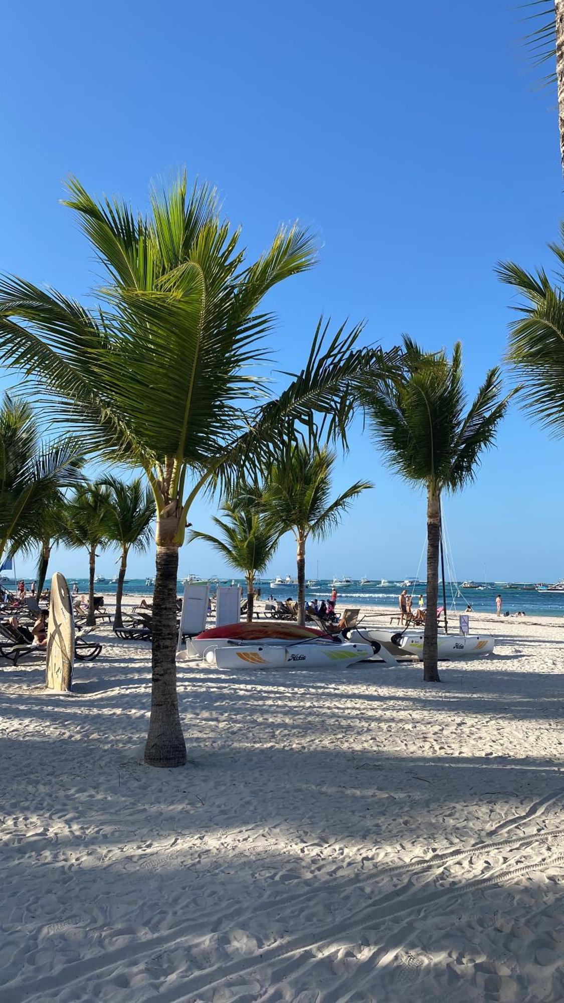 Madonna Pool Beach Los Corales Punta Cana Bagian luar foto