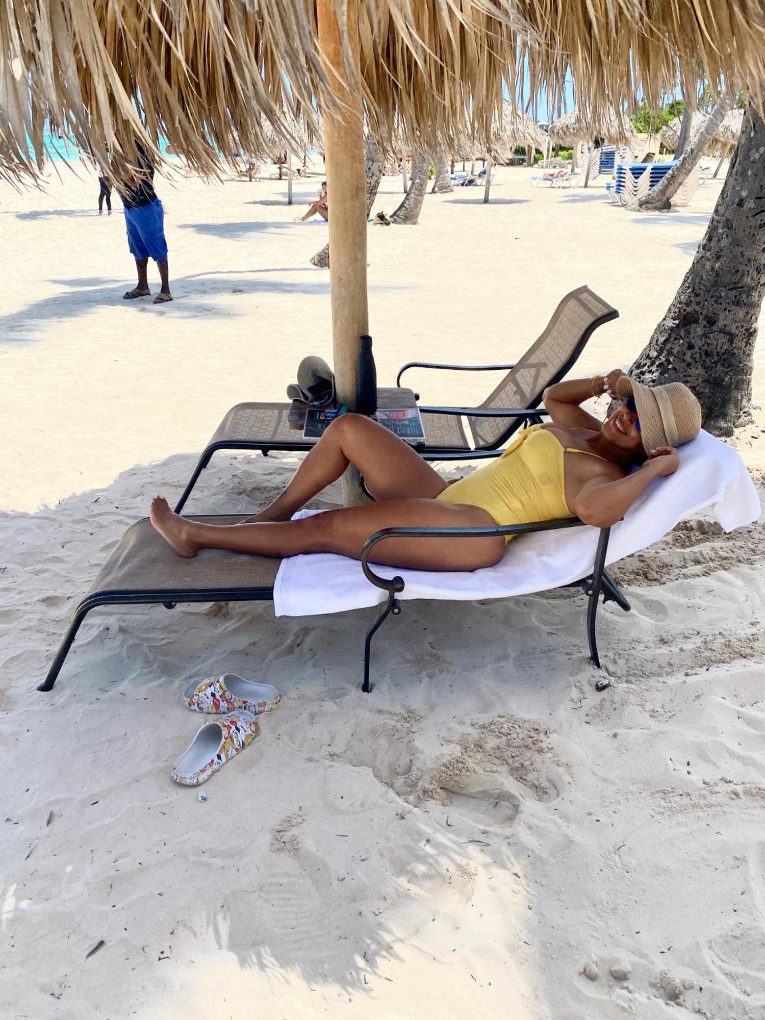 Madonna Pool Beach Los Corales Punta Cana Bagian luar foto